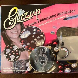 Glitz Up Glitzup Vacuum Heated Rhinestone Applicator Viva Decor Bedazzler VGC